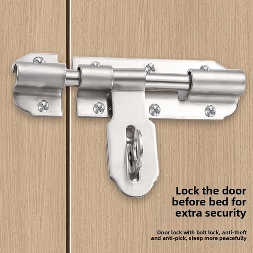 Stainless steel security latch - steel,